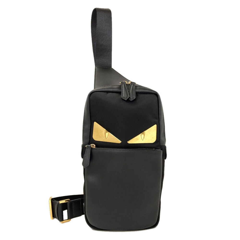 Fendi Monster Body Bag, Nylon/Leather, Women's